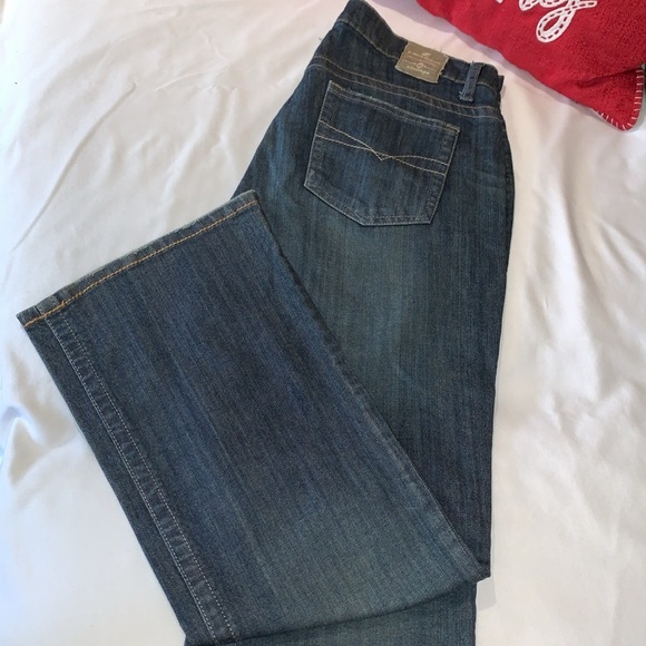 Gently Loved Z Cavaricci Authentic Vintage Bell Bottom Jeans - Picture 2 of 9